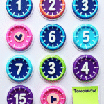 Time & Calendar - Sticker Sheet v5